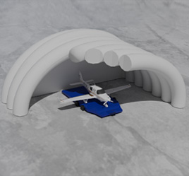 Helicopters hangar